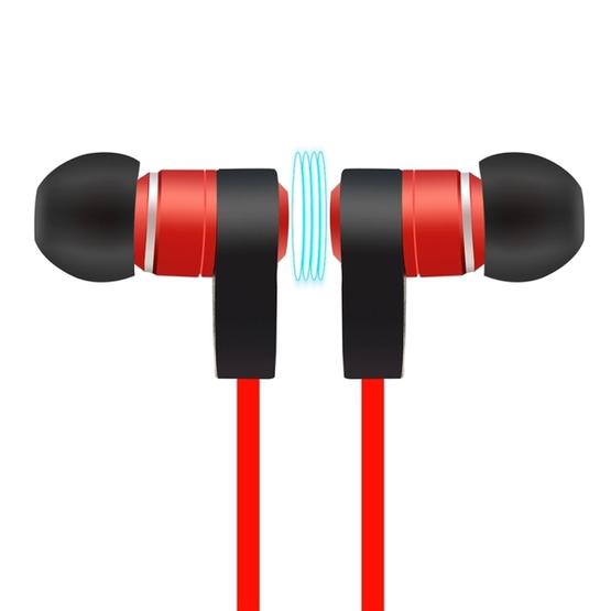 BTH-I8 Stereo Sound Quality Magnetic Absorption Sports Headset (Red)