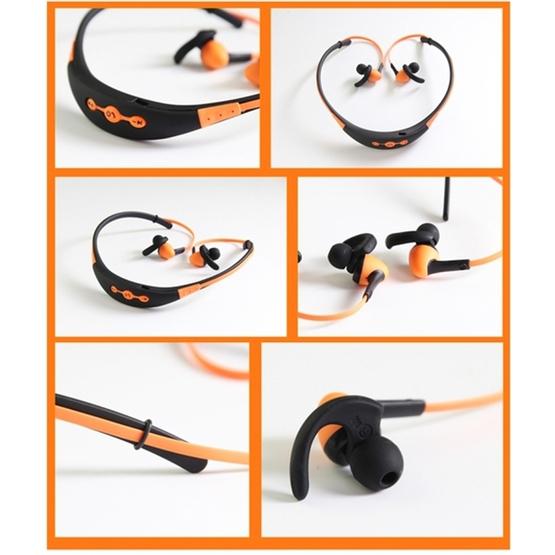 BT-54 In-Ear Wire Control Sport Neckband Wireless Bluetooth Earphones (Orange) BT-54 In-Ear Wire Control Sport Neckband Wireless Bluetooth Earphones (Orange)